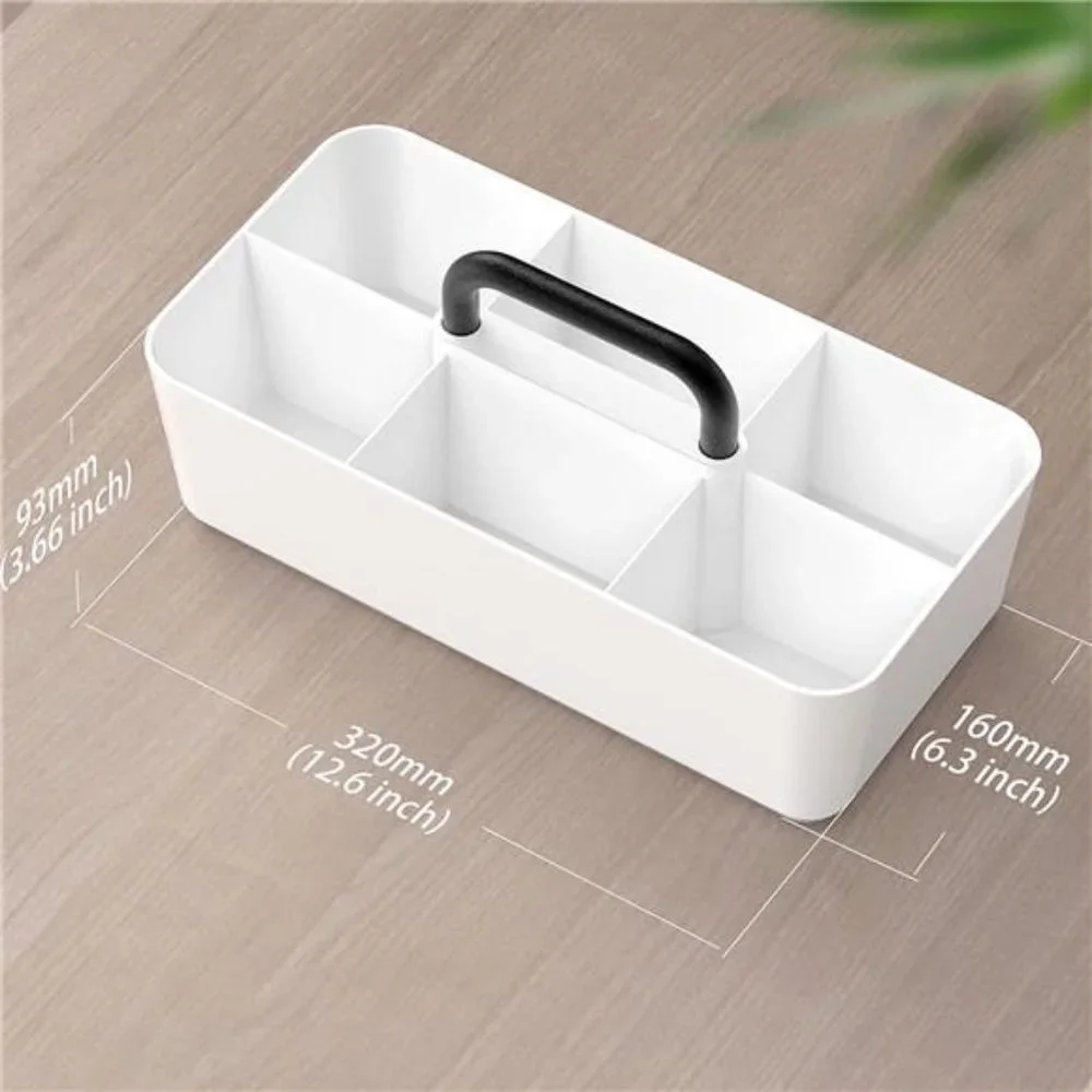 Plastic Portable Shower Caddy Divided Basket Bin Bath Storage Organizer Tote